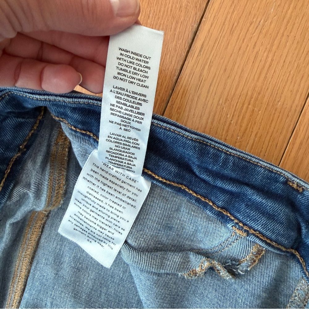 Good American Pull On Power Stretch Straight Leg Jeans Women 5 Plus Size 2X - Picture 6 of 14